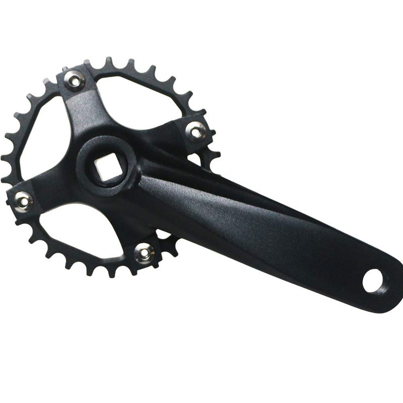 GANOPPER 30T Mountain Bike Crankset 1X MTB Crank Arm Set 152mm with Narrow Wide Chainring Bolts - Image 3